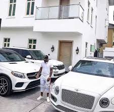 Davido luxury car collection in Lagos