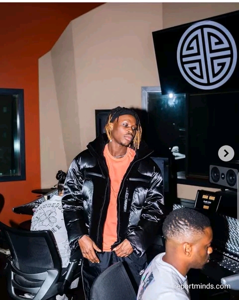 Fireboy DML studio recording session