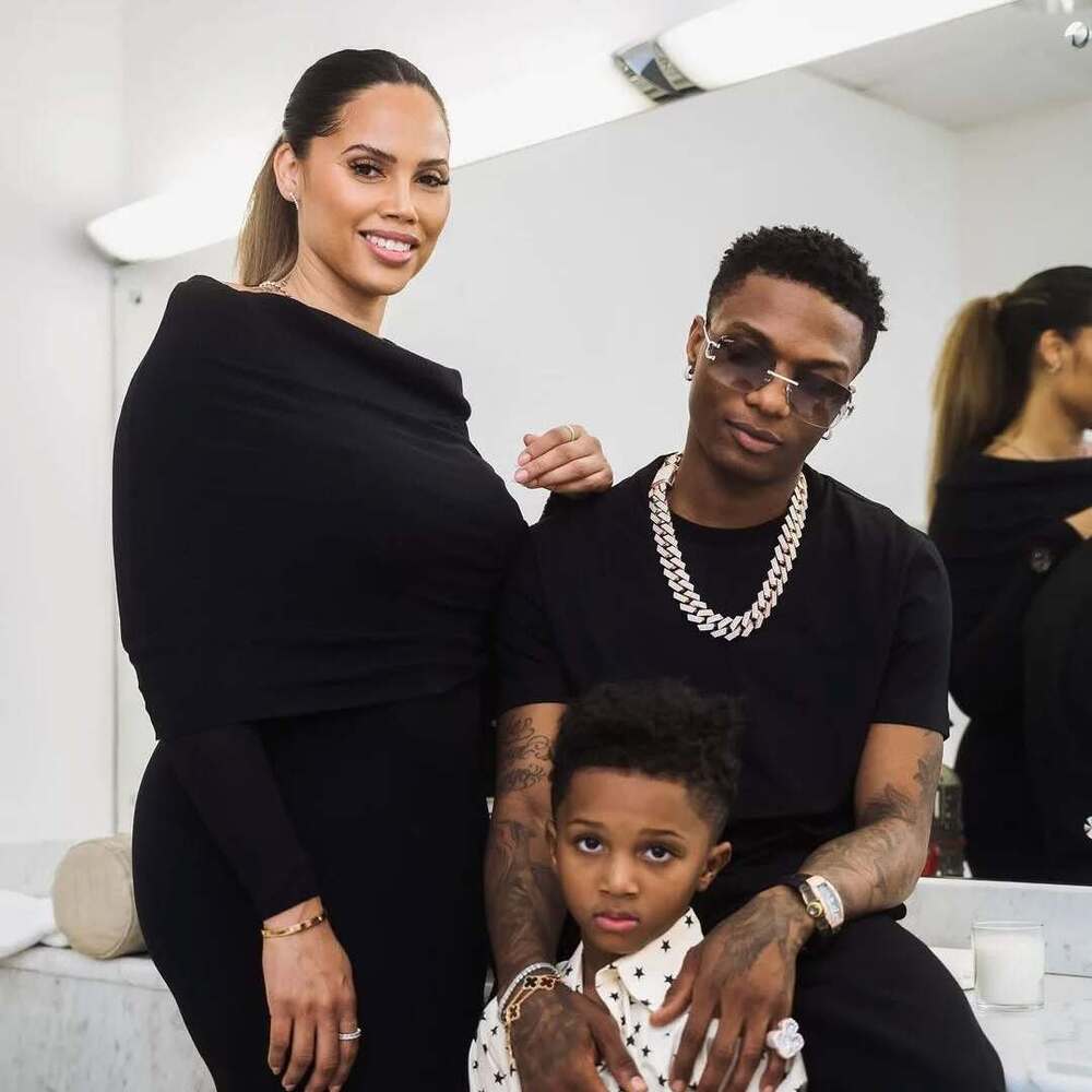Wizkid and Jada Pollock with third child Megan